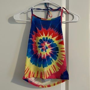Tie dye halter top